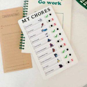 만년형 데일리 스케줄러 하루 시간관리 하루 계획 메모보드 체크시트 하루할일