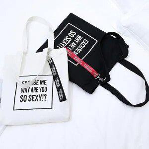 라벨 지퍼에코백 학원가방 데일리가방