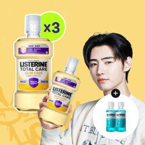 리스테린 검케어 마일드 750ml, 3개 + 증정(쿨민트 100ml, 2개)