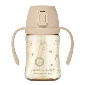 네이쳐러브메레 애니멀프렌즈 PPSU 원터치 빨대컵 210mL