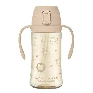 네이쳐러브메레 애니멀프렌즈 PPSU 원터치 빨대컵 300mL
