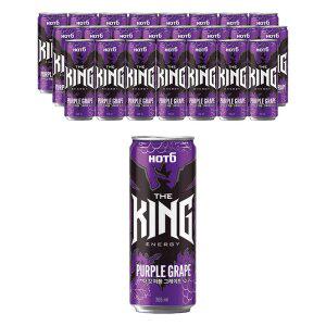 [핫식스] 더킹 퍼플 그레이프 355ml, 24개