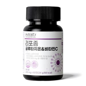 [인테로] 리포좀 글루타치온 비타민C 60정X1통