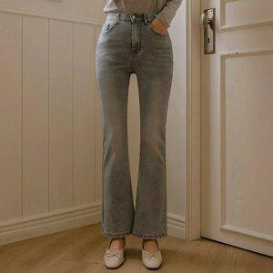 입체패턴 스판데님 부츠컷진(숏/롱)