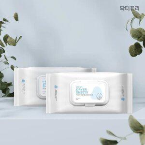닥터퓨리 건조기시트 섬유유연제 드라이시트 80매 x 2개 (총 160매)