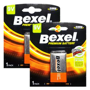 벡셀 알카라인 건전지 카드 9V형 2알 (옵션사용)