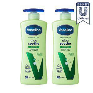 NEW 바세린 바디로션 알로에 400ml 2개
