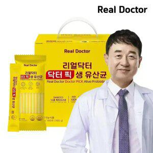 리얼닥터 프리미엄 닥터 픽 생유산균 180포 6개월분 포스트바이오틱스 아연 대용량 온
