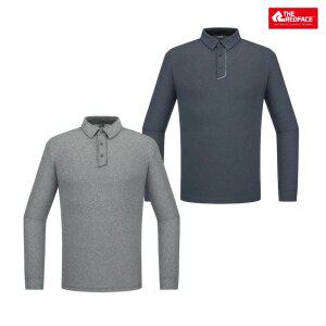 [레드페이스 본사] 남성 뉴멜란셔츠칼라티셔츠 REWMTSF23310