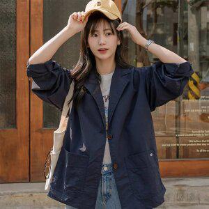 [JUST BETTER] 페미니크 카라 사파리 자켓