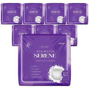 세린 성인용기저귀 팬티형 실속형 중형 10px8팩 / 남녀공용 성인기저귀
