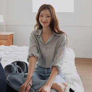 시어한 리오셀 에어리 링클셔츠