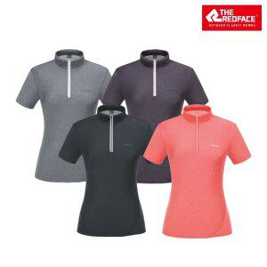 [레드페이스 본사] 여성 카이 쿨 하프 우먼 짚 티셔츠 REWFTSM21050