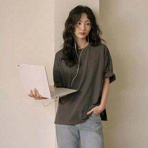 (건조기가능) [JUST BETTER] 케어프리 컴포트 라운드티