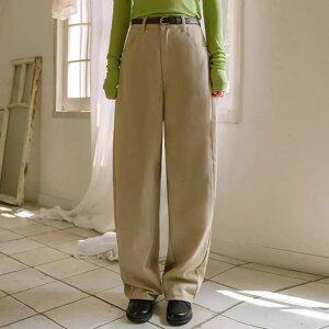 커브 와이드 코튼 밴딩팬츠(숏/기본/롱)