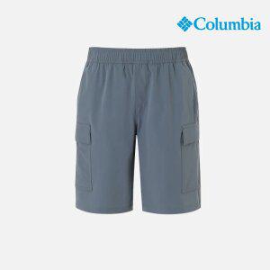 키즈 우븐 카고 반바지_블루 (C62-YMK804)