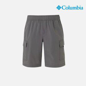 키즈 우븐 카고 반바지_그레이 (C62-YMK804)