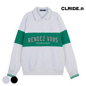 [택가 59,800원] 클라이드앤 남성 카라 반집업 맨투맨 FOATS131M