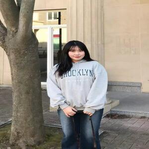 브루클린 레터링 루즈핏 후드