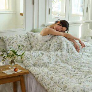 플로라 가드니아 텐셀 모달100% 저자극 무소음 차렵이불