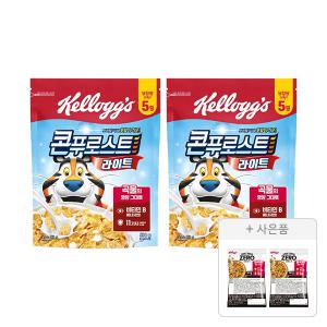 켈로그 콘푸로스트 라이트 530g, 2개 + 증정(프로틴 그래놀라 제로슈거 40g, 2개)
