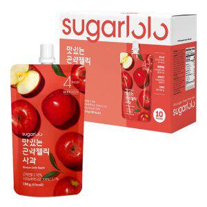 [인테이크] 슈가로로 무설탕 맛있는 곤약젤리 사과 150g*10팩