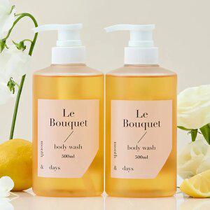 [바디워시 1+1] 먼스앤데이즈 르 부케(플로럴향) 퍼퓸케어 바디워시 500ml (총 1L)