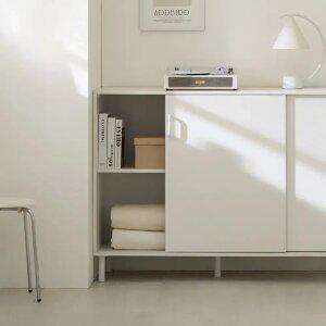 라자가구 밀라 E0 데일리 슬라이딩 다용도 거실 수납장 800/1000/1200