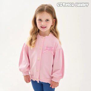 [에스더버니리틀] 리본포인트인터록가디건