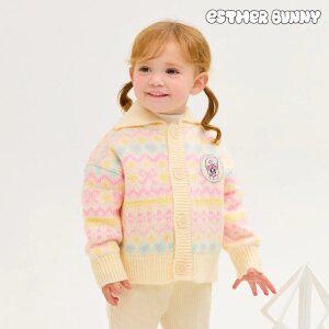 [에스더버니리틀] 러블리코위찬 스웨터가디건