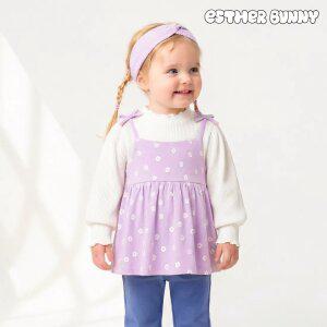 [에스더버니리틀] 피오니플라워퍼프뷔스티에티셔츠