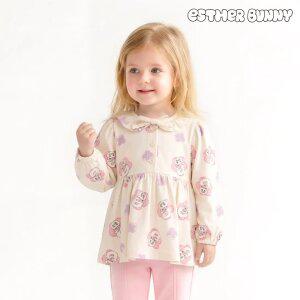 [에스더버니리틀] 프릴리로지가든넥프릴티셔츠