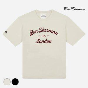[택가 48,000원] 벤셔먼 헤리티지 로고 레터링 프린트 티셔츠 BOCTS311U