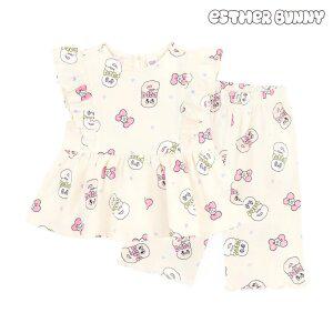 [에스더버니리틀] 스윗리본프릴상하복