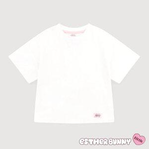 [에스더버니리틀] 트윈스버니베이직티셔츠