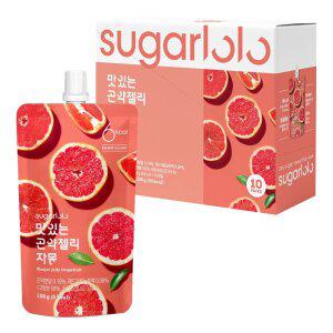 [인테이크] 슈가로로 무설탕 맛있는 곤약젤리 자몽 150g*10팩