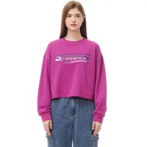 그라데이션 프린트 크롭맨투맨 티셔츠 PP3CL961