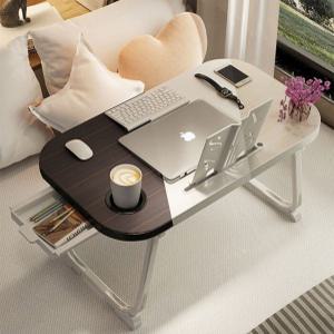 다용도 라운드 접이식 스마트 좌식 테이블 침대 독서 학생 공부 수험생 멀티 책상 테이