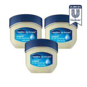 [유니레버공식]  바세린 미니 립밤 오리지널 7g 3개