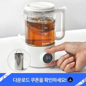 [혜택 가 3.6만] 휴빅 전기 티포트 미니 보온 유리 전기 포트 내열유리 가정용 사무실
