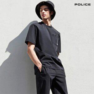 [택가 89,000원] 폴리스 남성 반팔티셔츠 PCLT321BKM