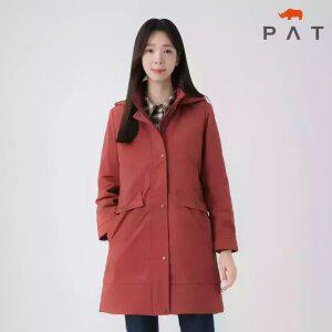 [PAT 여성] 후드 탈착 패딩안감 롱 점퍼_1I61307