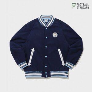 [택가 219,000원] 풋볼스탠다드 공용 맨시티 엠블럼 바시티 자켓 M4JK409XNAV