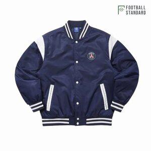 [택가 199,000원] 풋볼스탠다드 공용 PSG 바시티 로고 자켓 E4JK431XBLU