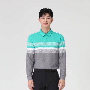 [PAT 남성] 스트라이프 카라 티셔츠_1K15131