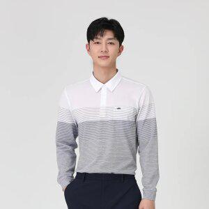 [PAT 남성] 잔스트라이프 카라 티셔츠_1K15102