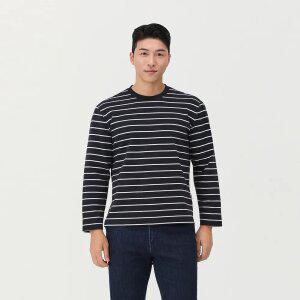 [PAT 남성] 스트라이프 라운드 티셔츠_QJ15302