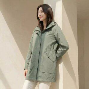 [PAT 여성] 후디드 웨더 롱 점퍼_1K21331