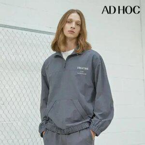 [택가 99900] [애드호크] 남성 디테일 반집업 우븐 탑(HZ8LT03)