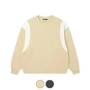 [택가 79000] [애드호크] 남성 배색 블럭 쮸리 스웨트 셔츠(HA2LT02)